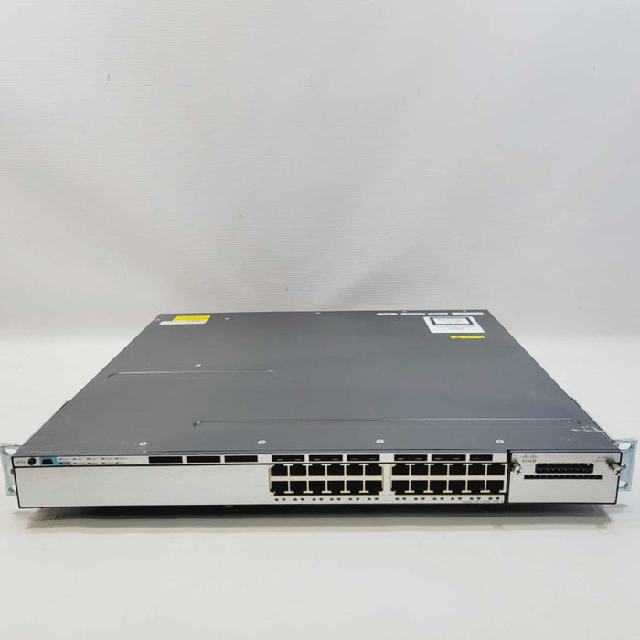 Cisco WS-C3750X-24P-S 24-Port PoE Gigabit 3750X Switch  =