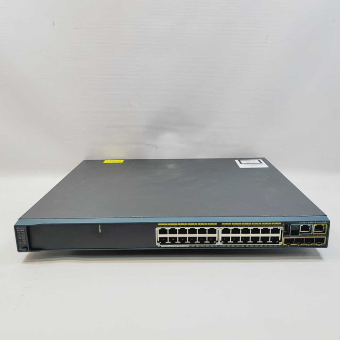 CISCO 2960-S POE WS-C2960S-24PS-L 24x 10/100/1000 POE+ 4x SFP Switch =