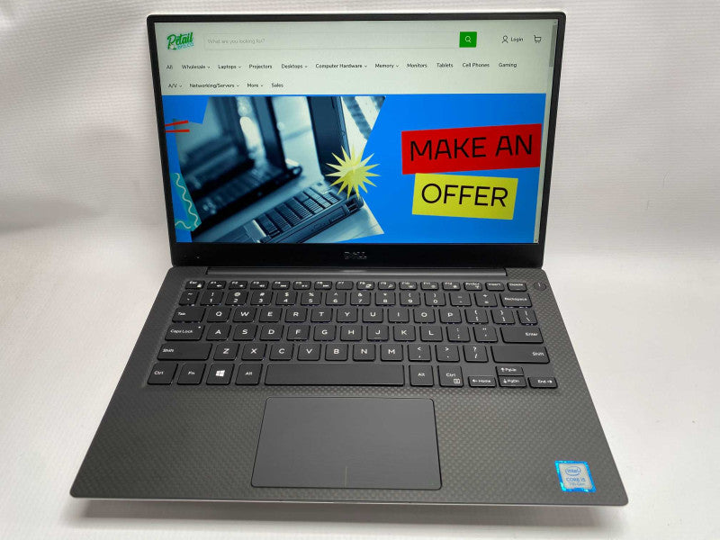 DELL XPS 13 9360 with i5-7200U CPU 8GB RAM & 256GB SSD Storage  -