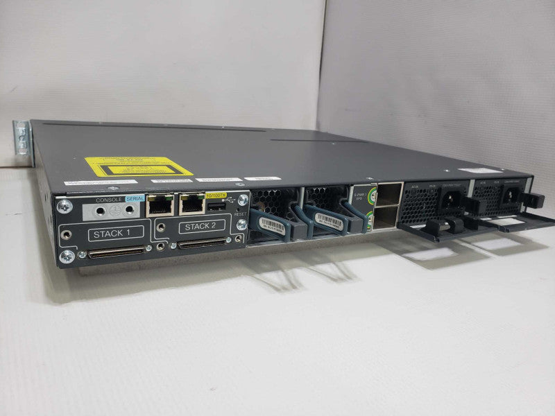 Cisco WS-C3750X-24P 24-Port PoE Gigabit 3750X Switch w/Dual PSU )