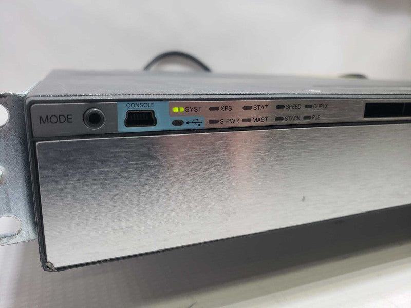 Cisco WS-C3750X-24P 24-Port PoE Gigabit 3750X Switch w/Dual PSU )