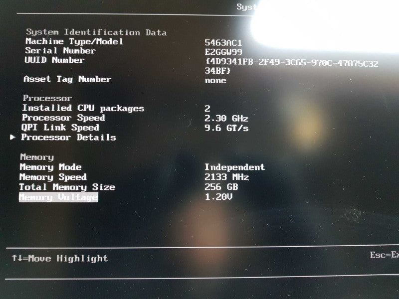IBM System x 3550 M5 2x Xeon E5-2670 V3 @ 2.30ghz / 256gb ram ddr4 / READ #