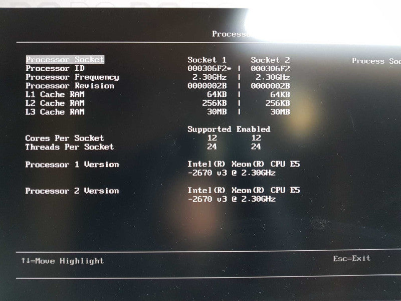 IBM System x 3550 M5 2x Xeon E5-2670 V3 @ 2.30ghz / 256gb ram ddr4 / READ #