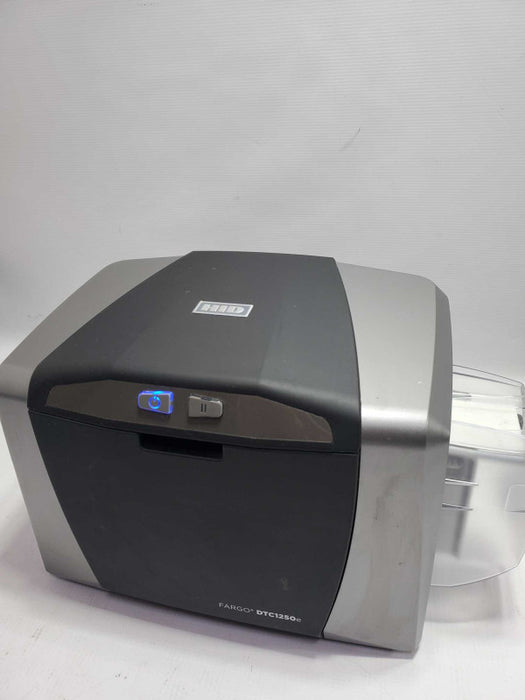HID Fargo DTC1250e Thermal Transfer Full Color ID Card Printer  ~