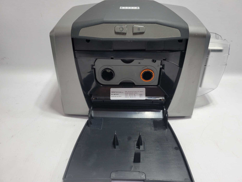 HID Fargo DTC1250e Thermal Transfer Full Color ID Card Printer  ~