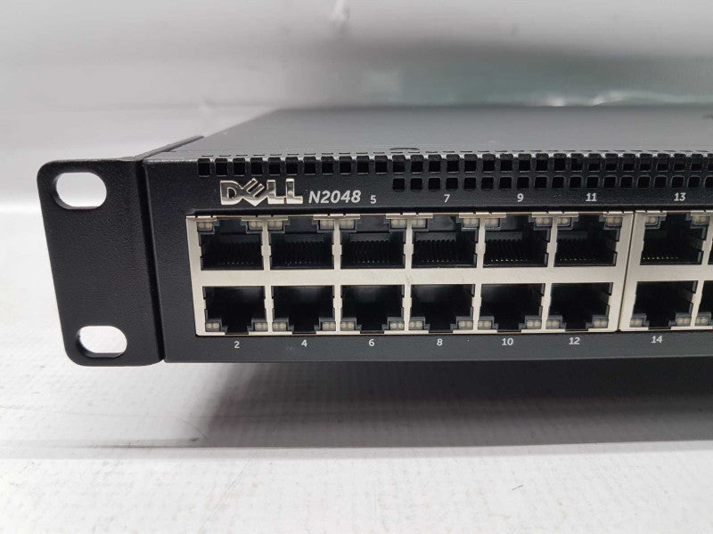 Dell N2048 48-Port Layer 3 Gigabit Ethernet Network Switch w Rack Ears x2 SFP #