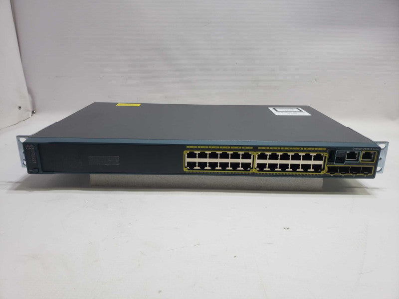 Cisco WS-C2960S-24TS-L 24 Port Gigabit Network Switch w/ 4 SFP Q)
