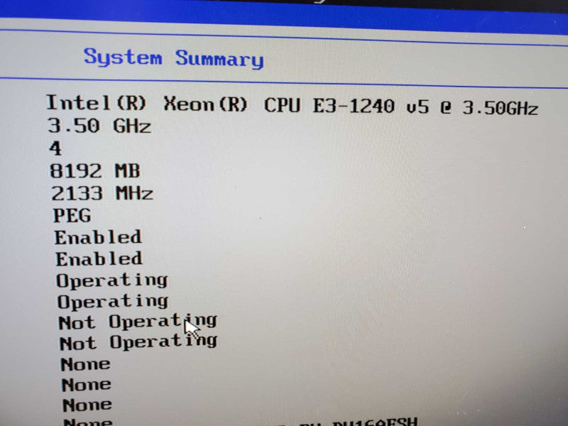 lenovo thinkstation P310 Xeon E3-1240(v5) 3.50GHz/8GB DDR4, Quadro K620 ~