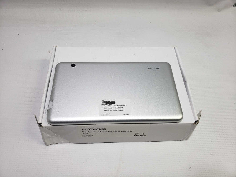Interlogix UX-Touch00 UltraSync Hub Secondary Touch Screen 7\\" Rev.1 **READ** )