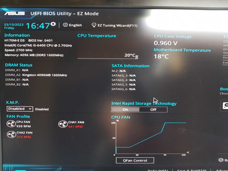 custom gaming PC i5-6400 @ 2.70ghz / 4gb ram / gtx 750 / H170M-E  #
