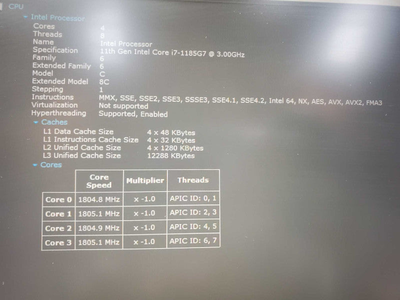 Dell Latitude 7420 14\\" Core i7-1185G7 @ 3.0 GHz 16GB DDR4 500GB SSD (