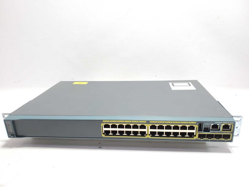 Cisco WS-C2960S-24TS-L 24 Port Managed Gigabit Switch, 4x SFP - LAN Base  Q~