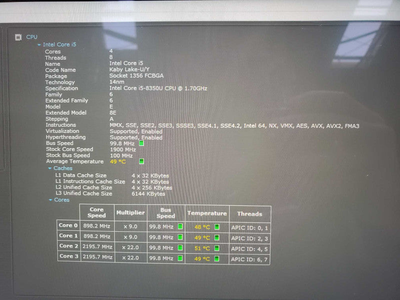 Dell Latitude 7390 2-in-1 14\\" Core i5-8350U @ 1.7GHz 16GB DDR4 250GB SSD (