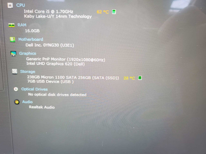 Dell Latitude 7390 2-in-1 14\\" Core i5-8350U @ 1.7GHz 16GB DDR4 250GB SSD (