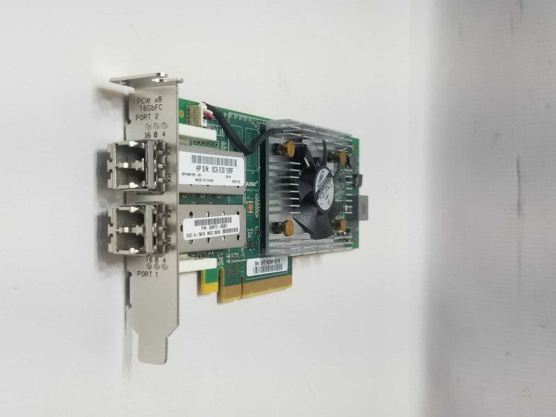 HPE QW972-63001 Dual Port 16Gb SFP+ FC HBA 699765-001 LP _