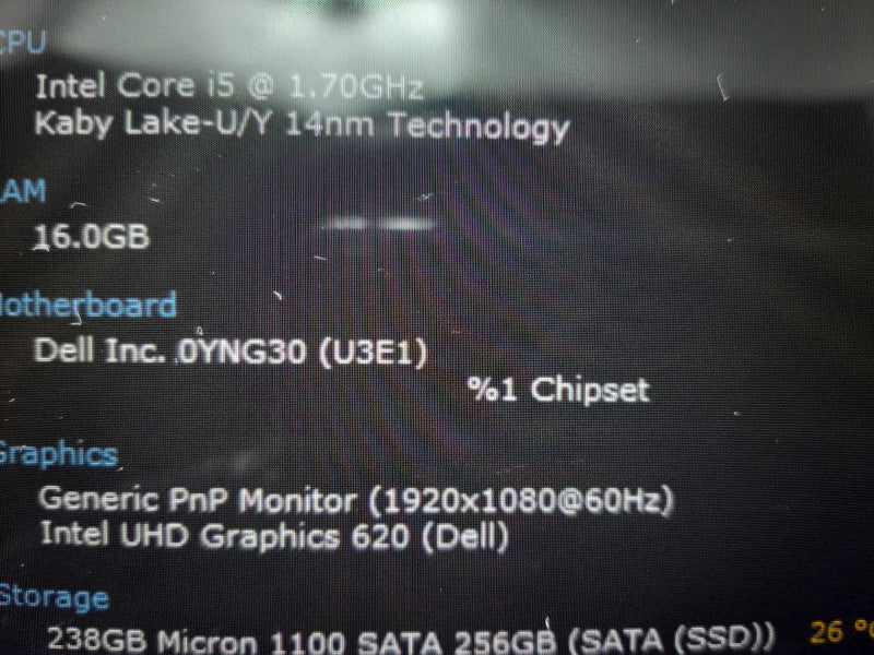 Dell Latitude 7390 2-in-1 14\\" Core i5-8350U @ 1.7GHz 16GB DDR4 256GB SSD READ $