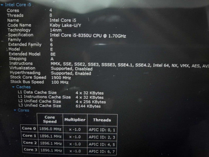 Dell Latitude 7390 2-in-1 14\\" Core i5-8350U @ 1.7GHz 16GB DDR4 256GB SSD READ $