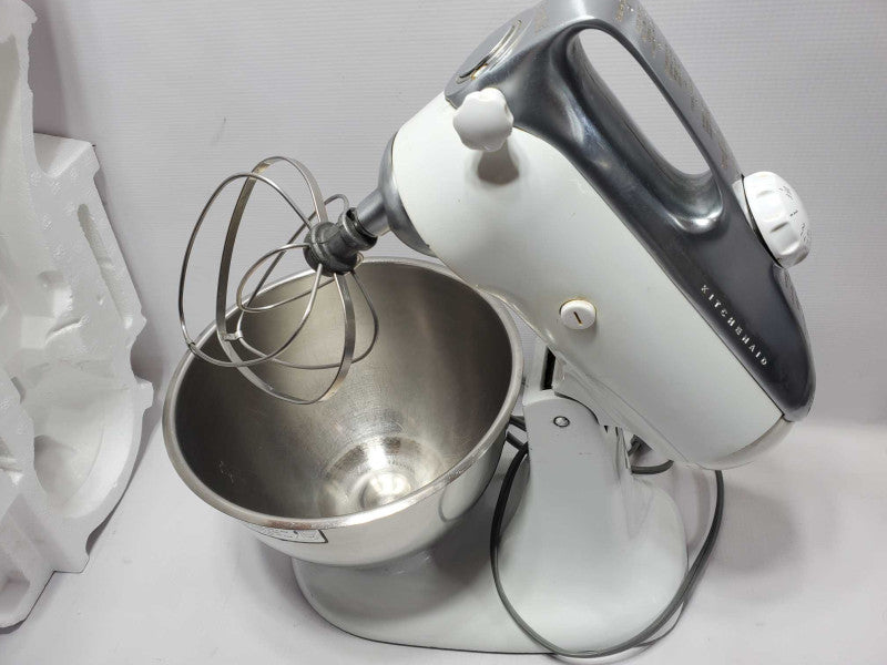 KitchenAid KSM90WH Mixer With Bowl And 1x Attachment  ~
