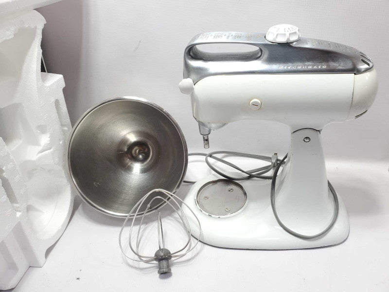 KitchenAid KSM90WH Mixer With Bowl And 1x Attachment  ~