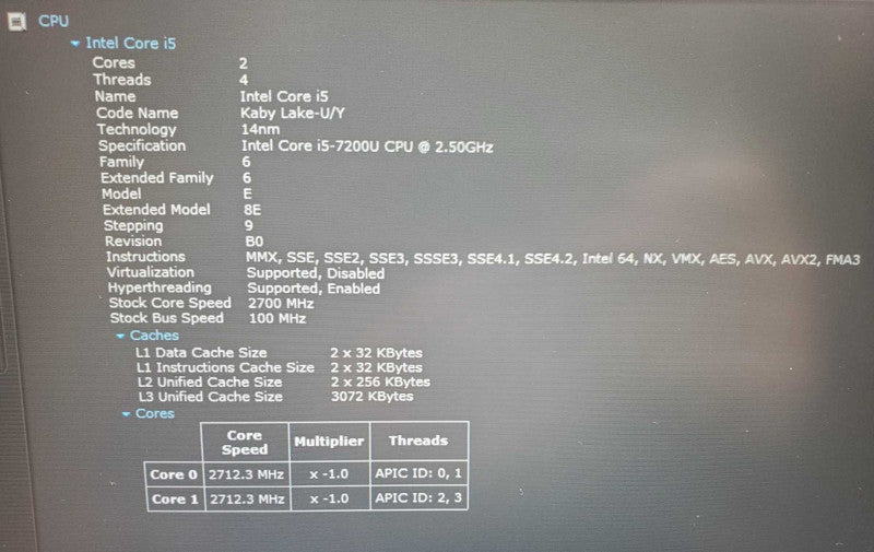 Lenovo ThinkPad E470 14\\" Core i5-7200U @ 2.5GHz 8GB DDR3 500GB SSD (