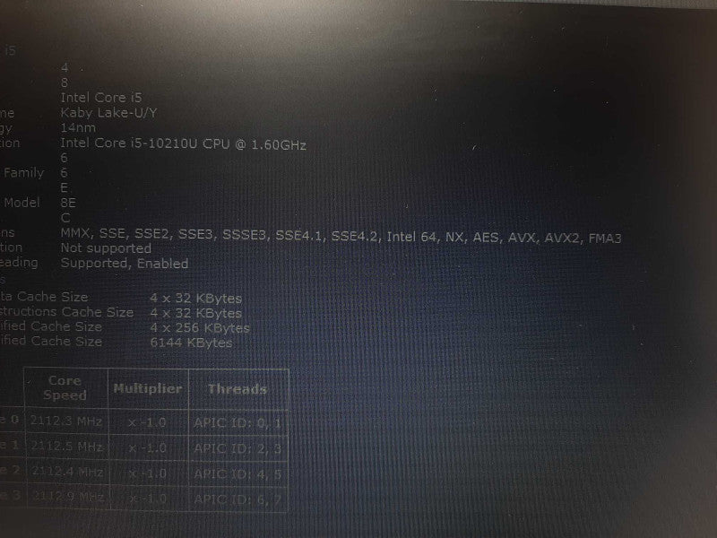 HP ProBook 450 G7 15.6\\" Intel i5-10210U 1.6Ghz 8GB DDR4 256GB SSD $