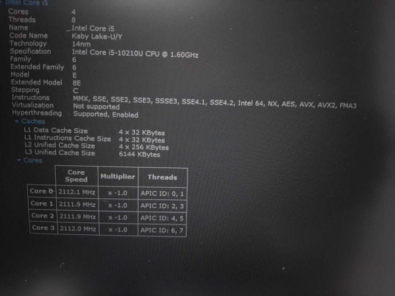 Dell Latitude 3510 15.6\\" i5-10210U @ 1.6GHz 8GB DDR4 256GB SSD $