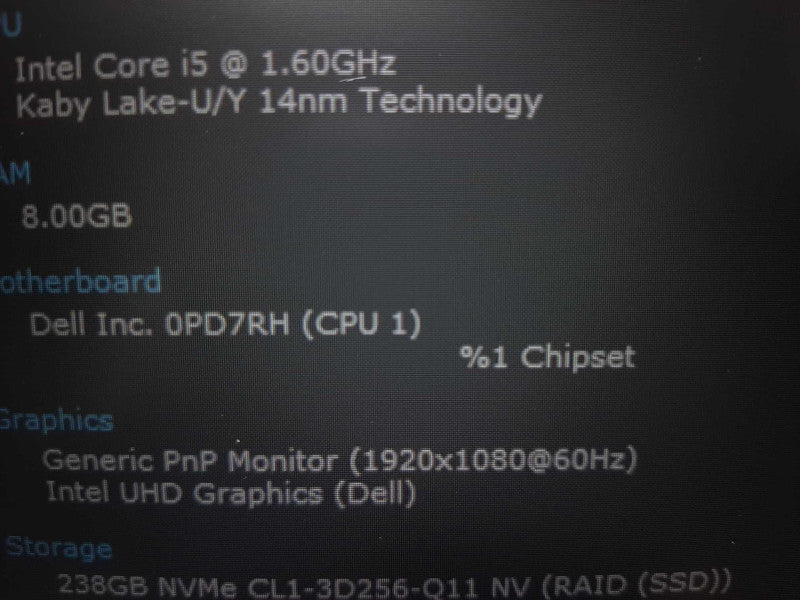 Dell Latitude 3510 15.6\\" i5-10210U @ 1.6GHz 8GB DDR4 256GB SSD $
