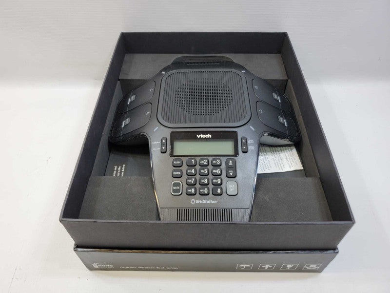 VTech VCS704 ErisStation Conference Phone with 4 Wireless Mics (