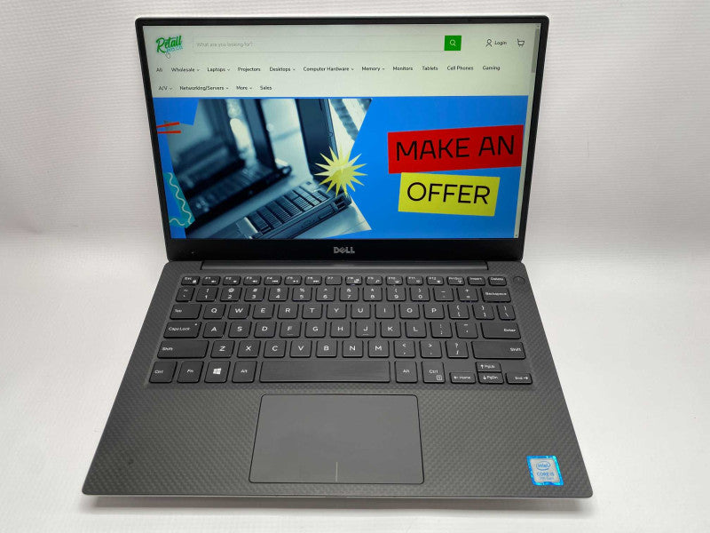 DELL XPS 13 9360 with i5-7200U CPU 8GB RAM & 256GB SSD Storage  -