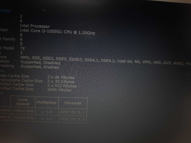 Lenovo V15 IIL 15.6\\" i3-1005G1 @ 1.2GHz 8GB DDR4 256GB SSD $