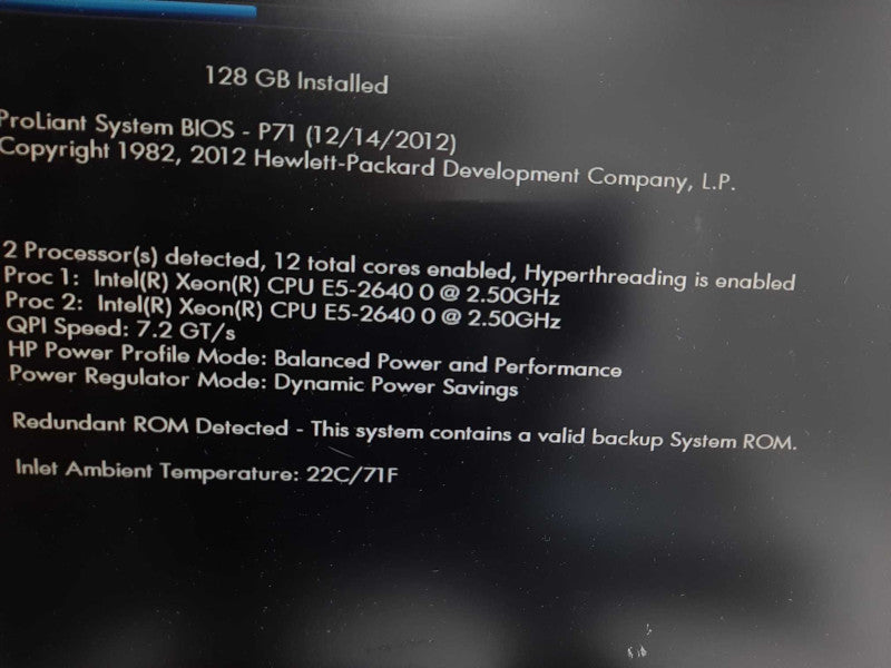 HP ProLiant DL360p Gen8 2x Xeon E5-2640 128GB ECC DDR3 B420i 2x PSU 2.5\\" Q$