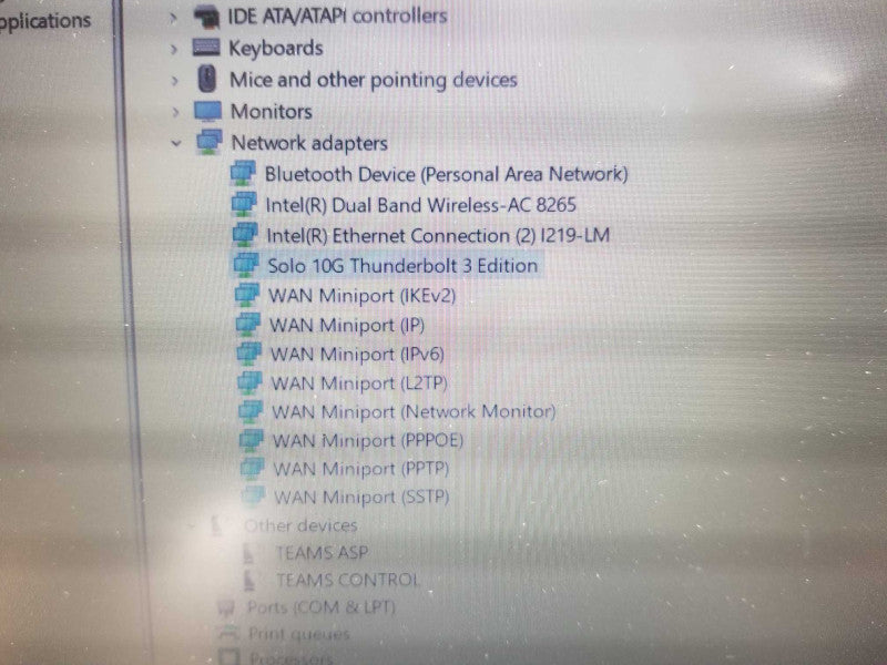 Sonnet Solo10G-10GBASE-T Thunderbolt 3 Adapter with Multi-Gigabit Ethernet _