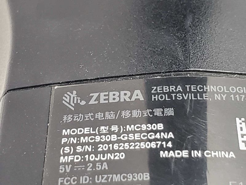 Zebra MC93 MC930B-GSECG4NA Mobile Handheld Computer ~