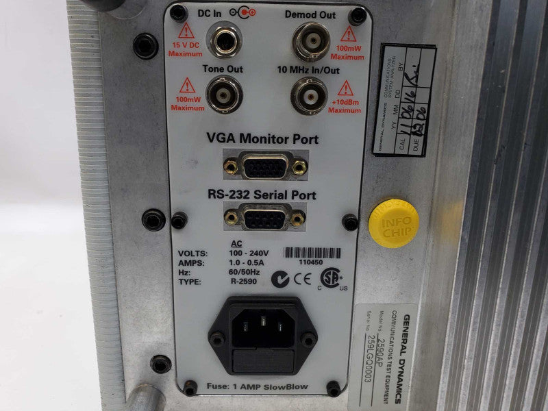 General Dynamic R2590 Communications Service Monitor (