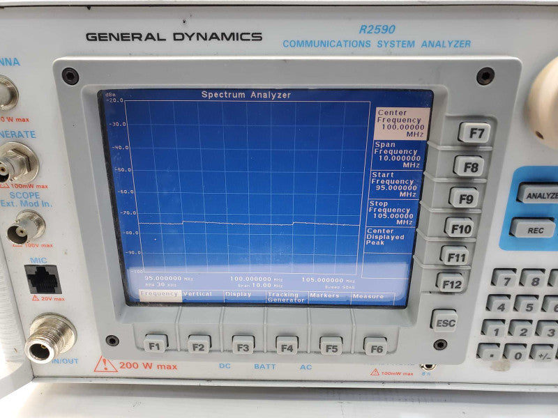 General Dynamic R2590 Communications Service Monitor (