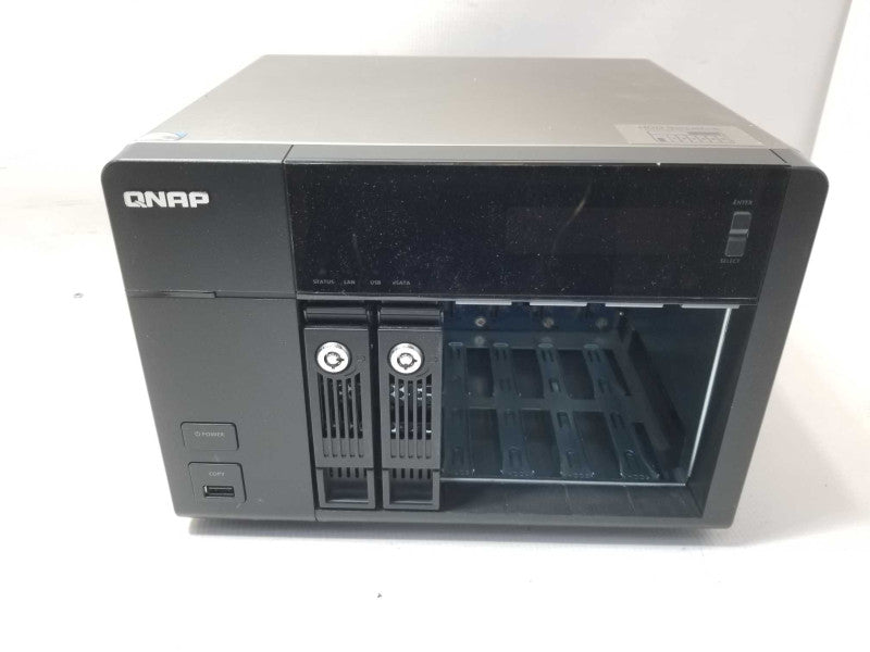 QNAP TS-669 Pro 6 Bay Turbo NAS Server for SMBs w/ 2x HDD Trays, Read _