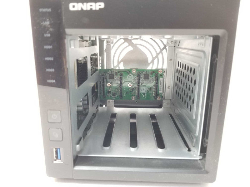QNAP TS-451+ 4-Bay NAS server, No HDD/Caddies, AS-IS _