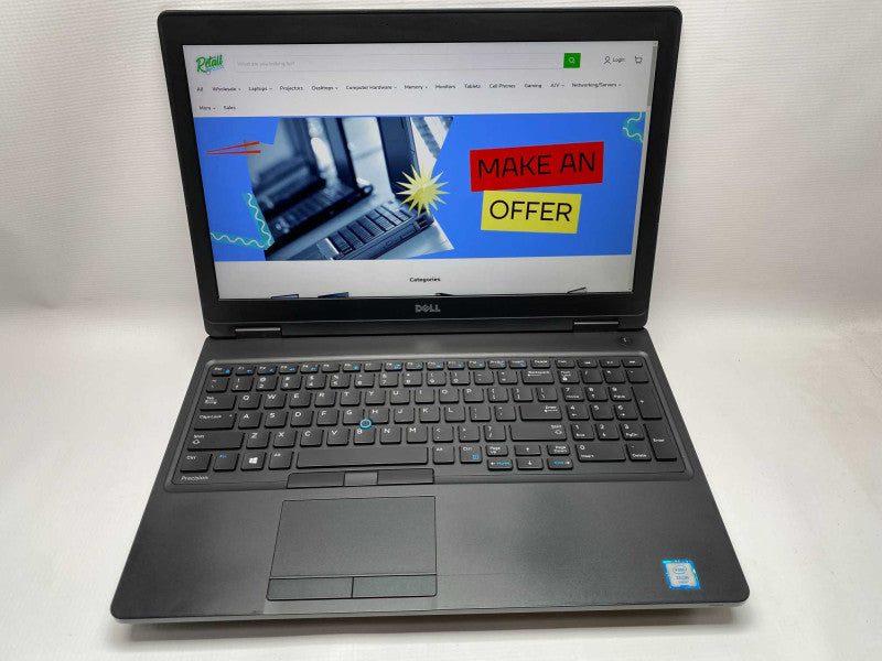 DELL precision 3520 with XEON E3-1505M v6 CPU 16GB RAM & 512GB SSD Storage  -