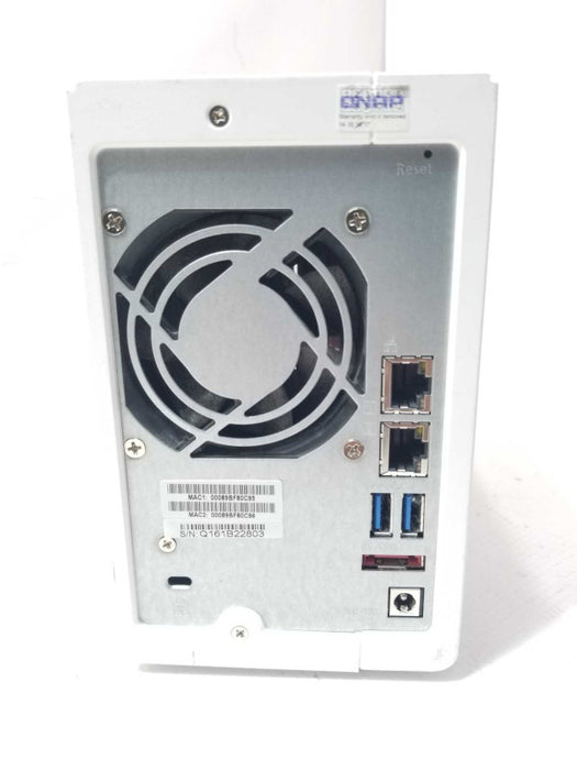 QNAP TS-231 2-Bay Network Attached Storage 2x HDD Trays, Read _