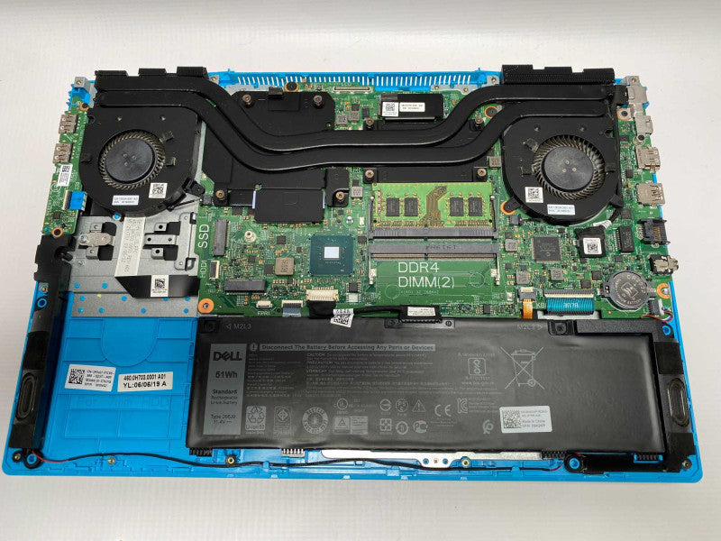 Dell G3 15 Gaming Laptop READ i7 9th gen CPU 8G RAM Unknown GPU  -