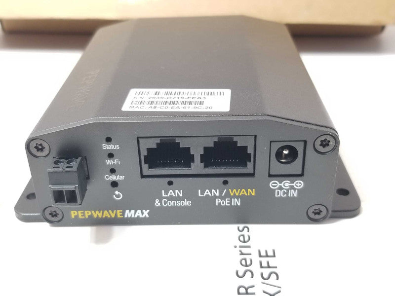 Pepwave Max BR1 mini LTEA with Power Adapter and Antenna - Open-Box _