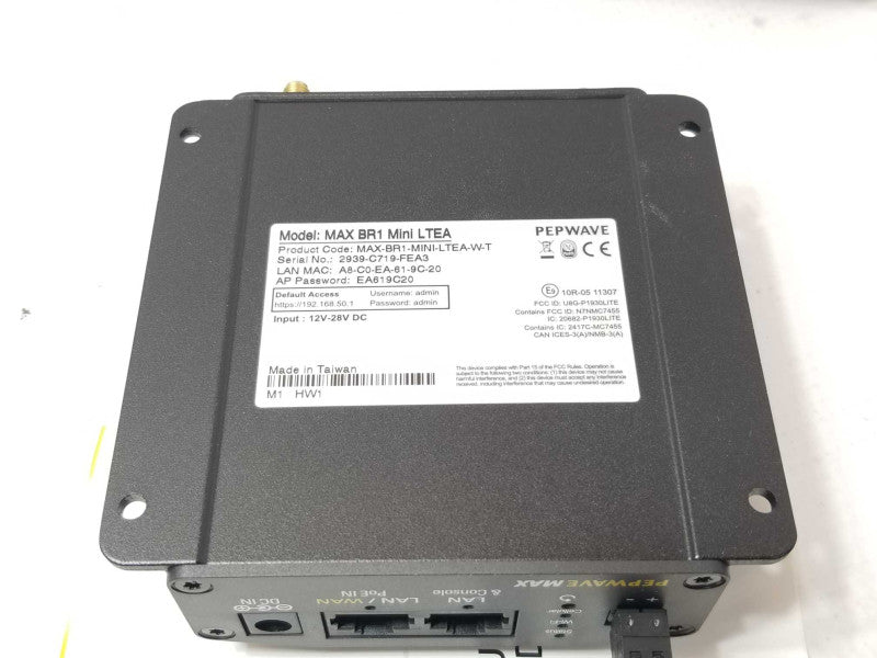 Pepwave Max BR1 mini LTEA with Power Adapter and Antenna - Open-Box _