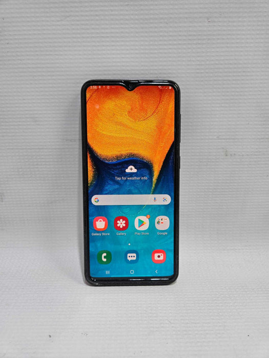 Samsung A20 32 GB 3 GB RAM-Blue )