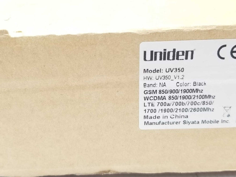 Uniden UV350 4G/LTE all-in-one vehicle fleet communication Read _