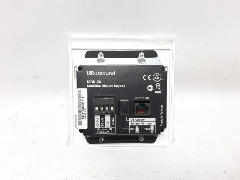 Russound Multiline Display Keyboard - White (MDKC6) Brand New Q$