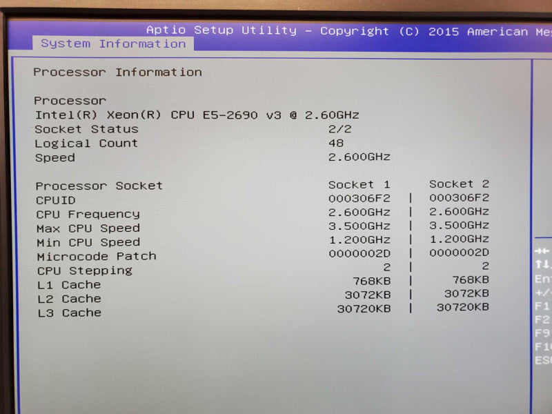 Lenovo ThinkServe RD650 2x Xeon E5-2690 v3 @ 2.6GHz 32GB DDR4 12x 3.5\\" No HDD (