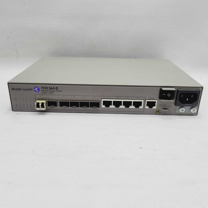 Alcatel Lucent 7210 SAS-D 6 x 100/1000BASE (SFP) ports + 4 x 10/100/1000BASE =