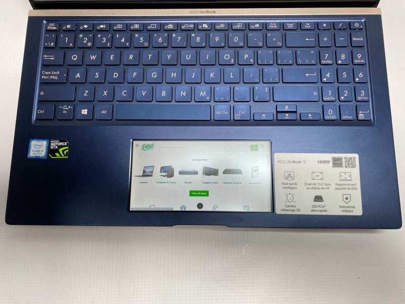 ASUS ZenBook 15 UX534F with i7-8565U CPU 16GB RAM & 512GB NVMe Storage  -
