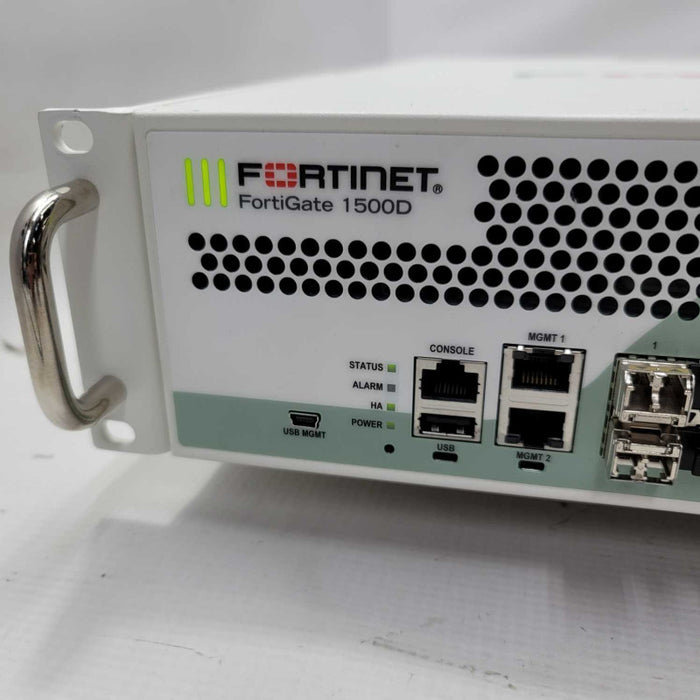 Fortinet FortiGate 1500D FG-1500D 2U Network Firewall Security Appliance =