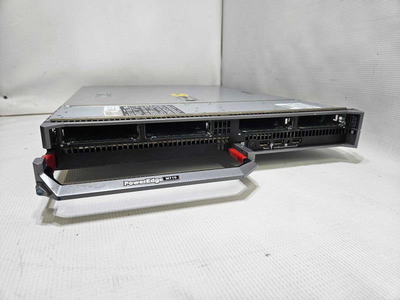Dell Poweredge M710 Blade Sever 2x Xeon CPU iDrac6 No RAM Q)